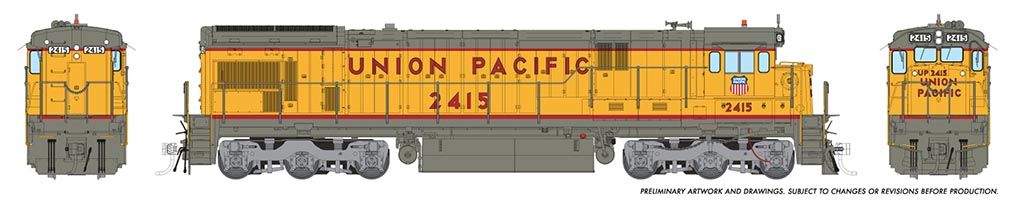 Rapido 42530 - HO GE C30-7 - DCC & Sound - Union Pacific (Early Scheme) #2419