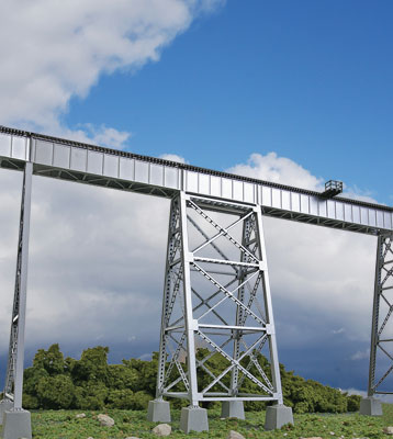 Walthers Cornerstone 4554 - HO Steel Railroad Bridge Tower - Kit