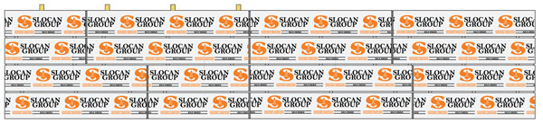 Walthers SceneMaster HO Scale 3124 -  Wrapped Lumber for 50Ft Bulkhead Flatcar  - Slocan Group