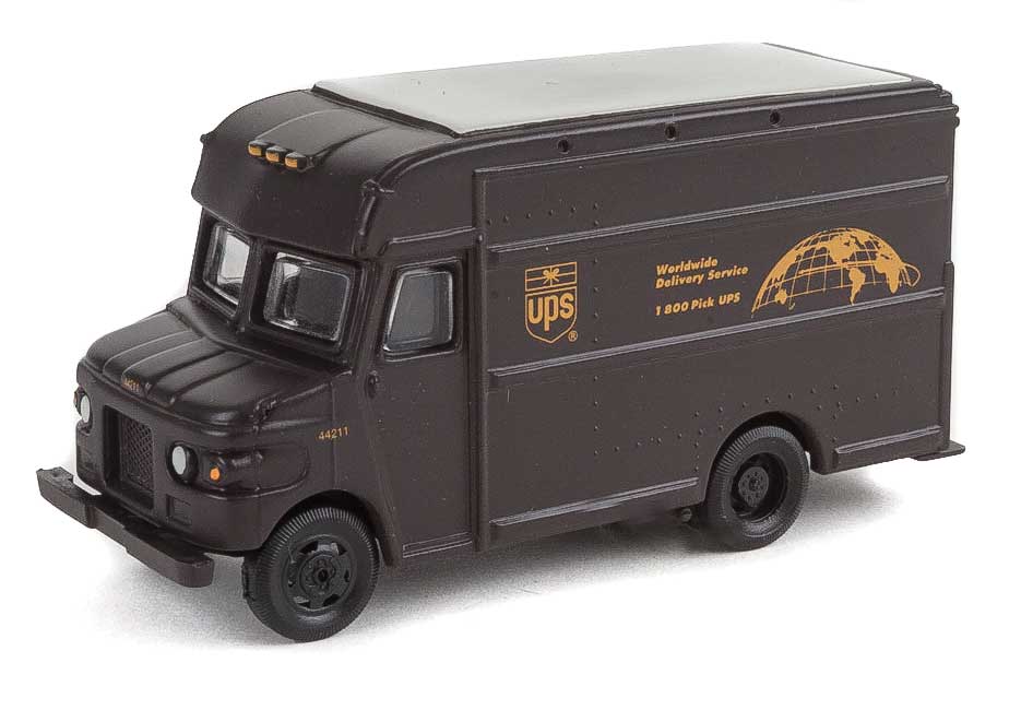 Walthers 14001 HO United Parcel Service UPS Package Truck (Car) - Modern Shield Logo - Die Cast 