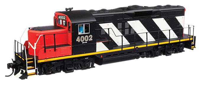 Walthers Mainline 10432 - HO EMD GP9 Phase II with Chopped Nose - Standard DC/DCC Ready - Canadian National #4002