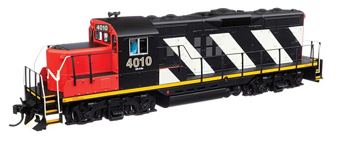 Walthers Mainline 10433 - HO EMD GP9 Phase II with Chopped Nose - Standard DC/DCC Ready - Canadian National #4010