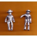 Juneco Scale Models C-109 - Sheriff and Drunk - 2 Unpainted Figures