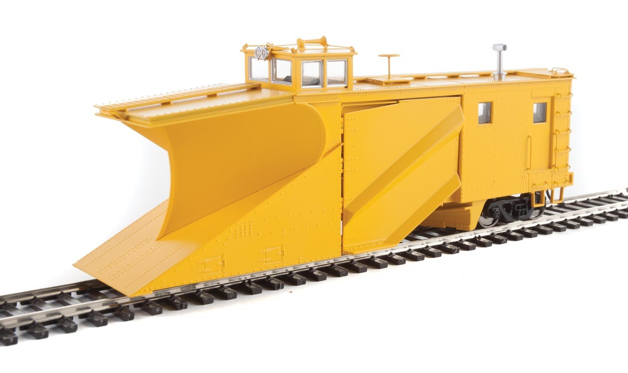 WalthersProto 110028 HO - Russell Snowplow - Ready to Run - Painted, Unlettered (yellow)