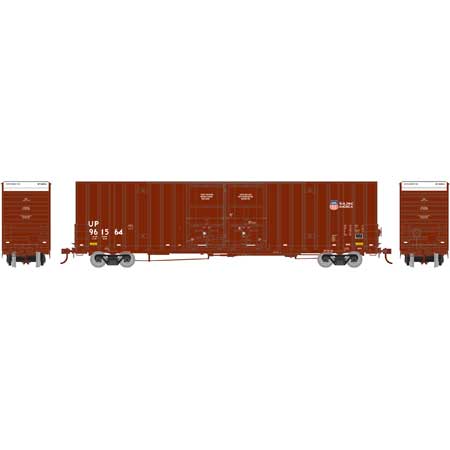 Athearn 75127 HO Scale - RTR 60Ft DD Hi-Cube Box - UP/Building America #2