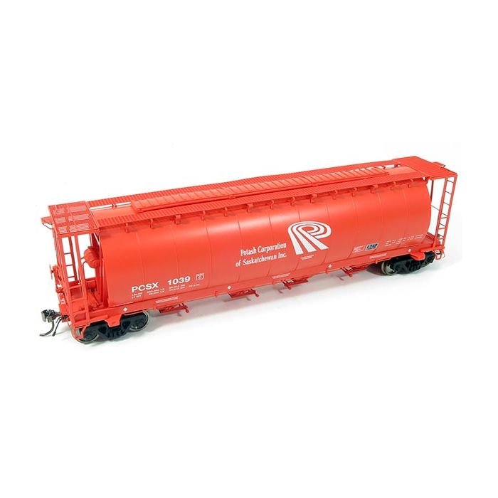 Rapido 127031-6 - HO NSC 3800 Covered Hopper - Potash Corp (Orange Scheme) #1044