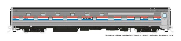 Rapido 141007 - HO Budd Slumbercoach - Amtrak (Phase 3) #2092 Loch Arkaig