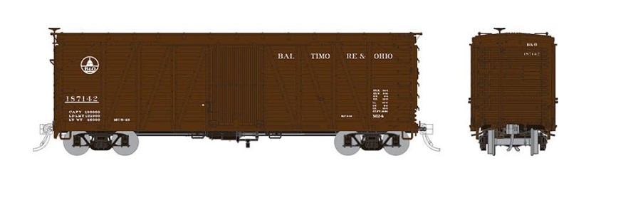 Rapido 142002-2- HO USRA Single-Sheathed Boxcar: B&O #187142