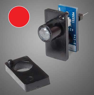 Walthers 156 HO, N, Z, S, O - Walthers Layout Control System - Single Color LED Fascia Indicator (Red)
