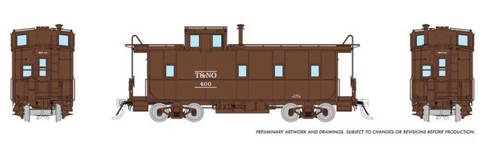 Rapido 162005 - HO SP C-40-3 Steel Cupola Caboose - Texas and New Orleans (T&NO Delivery Scheme) #409