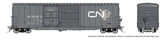 Rapido 173005 - HO NSC 5304 Boxcar - Canadian National (North America) #557115