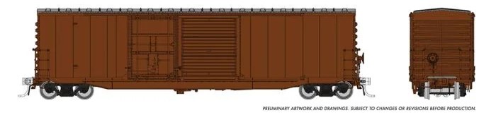Rapido 173099 - HO NSC 5304 Boxcar - Canadian National (Red) Unlettered