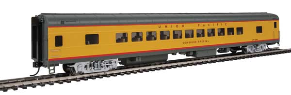 Walthers Proto 18502 - HO 85ft ACF 44-Seat Coach w/lights - Union Pacific (Sunshine Special) #5480 