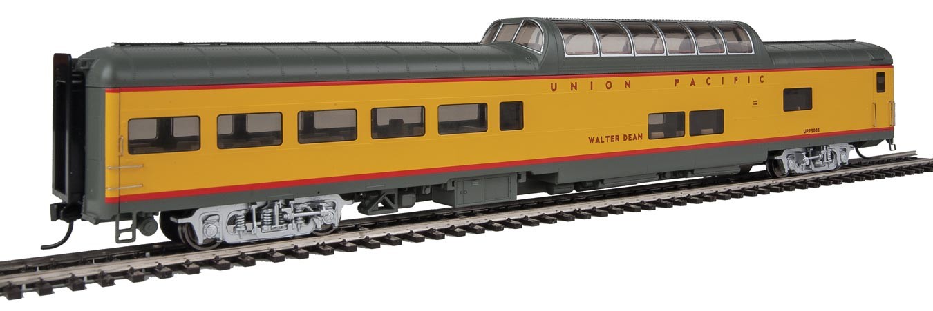 Walthers Proto 18702 - HO 85ft ACF Dome Lounge Coach w/lights - Union Pacific (Walter Dean) #9005