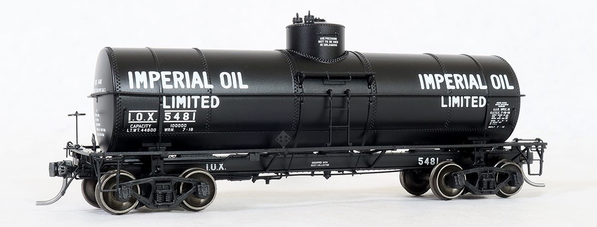 Tangent 19070-02 - HO GATC 1917-Design 10,000 Gal. Tank Car - IOX Imperial Oil Limited 1918+ #5475