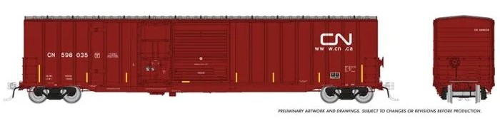 Rapido 193005-2 - HO Trenton Works 6348 CN Boxcar - Canadian National (Website) #598121