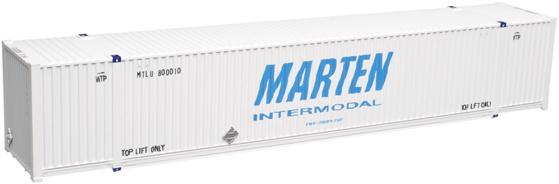 Atlas Model Railroad HO 20003004 CIMC 53Ft Cargo Container 3-Pack - Master Line  Marten Set #1