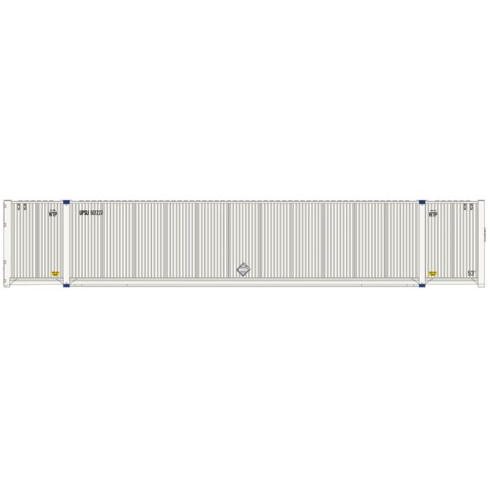 Atlas 20005953 HO 53ft CIMC Container Set, UPSU Set #1