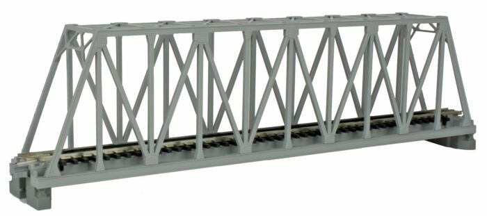 Kato Unitrack 20-432 - N Scale Single Track Truss Bridge - 9-3/4inch(248mm) - Gray