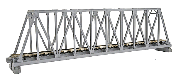 Kato Unitrack 20-433 - N Scale Single Track Truss Bridge 9-3/4in (248mm) - Silver