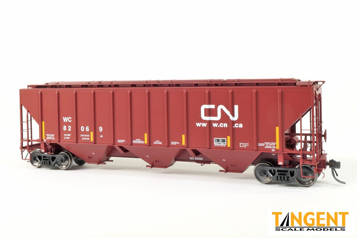 Tangent 21031 - HO PS4427 High Side Covered Hopper - CN (Ex-WC) (Conspicuity 2008+) #82099
