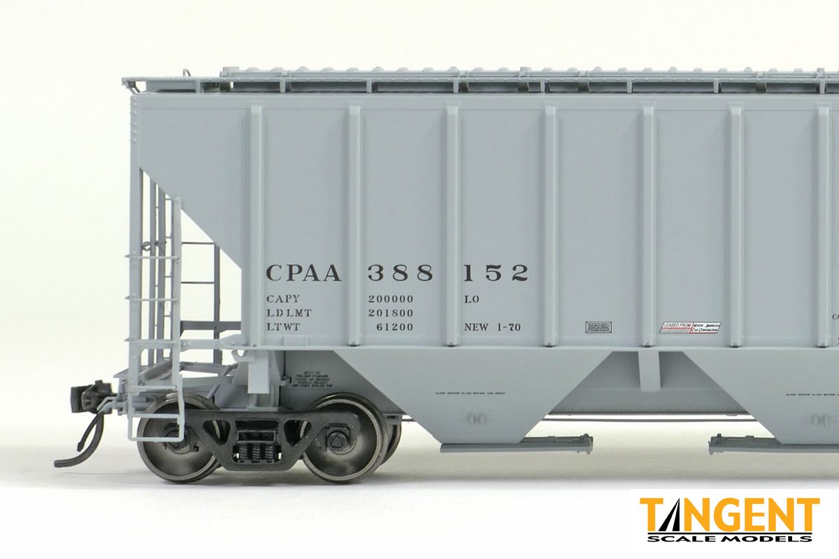Tangent 21035-08 - HO PS-2-4427  High Side Covered Hopper - Canadian Pacific CPAA - NA Delivery 1-1970 #388281