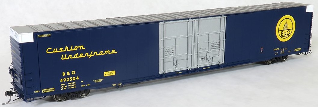 Tangent Scale Models 25024-02 - HO Greenville 86ft Double Plug Door Box Car - B&O #492501
