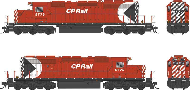 Bowser 25322 - HO GMD SD40-2 - DCC & Sound - CP Rail: As Delivered #5789