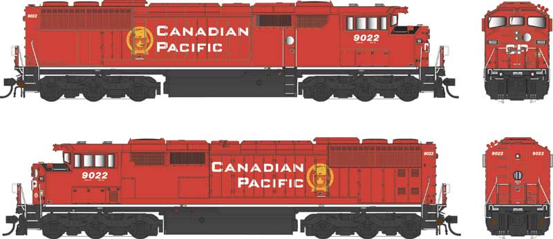 Bowser 25349 - HO GMD SD40-2f - DCC Ready - Canadian Pacific: Beaver Logo #9022