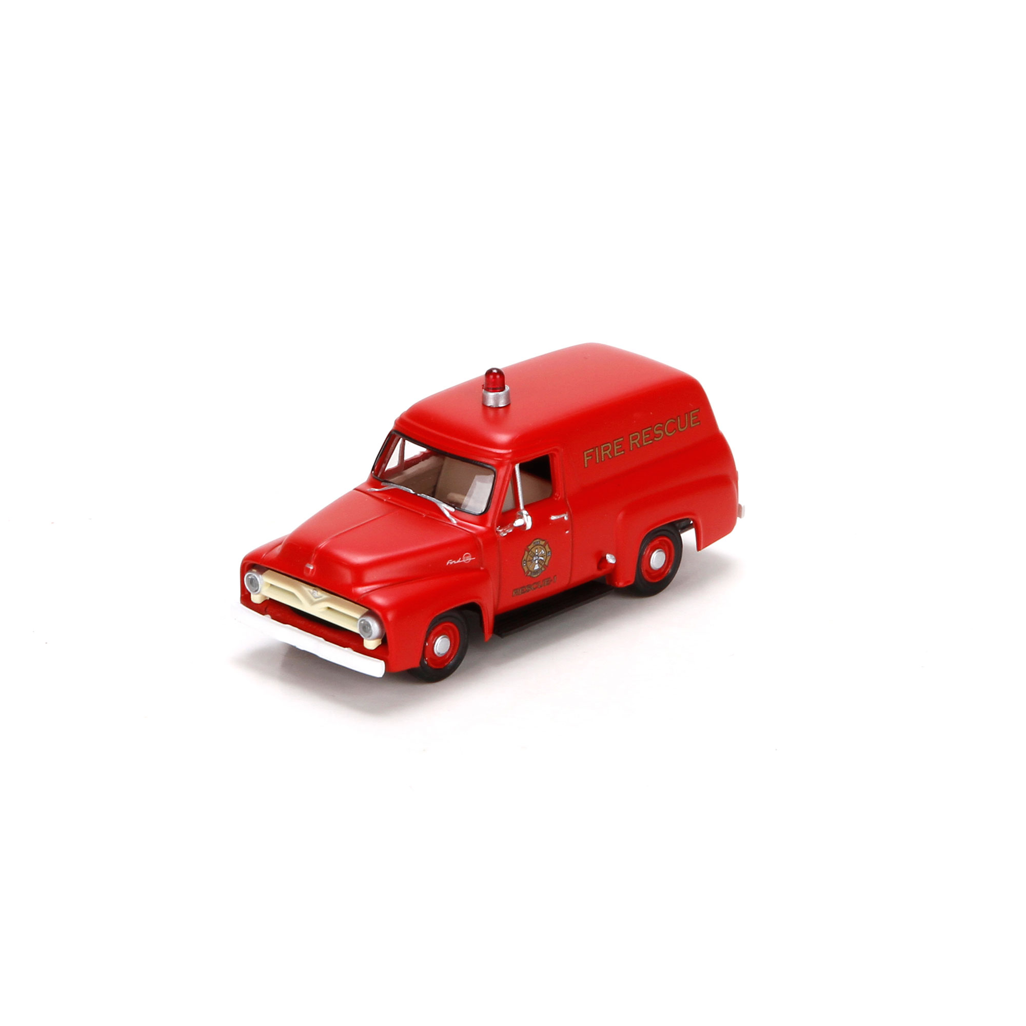 Athearn 26484 - HO RTR 55 F-100 Panel Truck - Fire Rescue/ Red