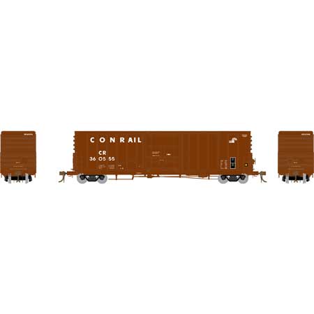 Athearn Genesis G26812 - HO Scale 50Ft PC&F Ext Post w/10ft-6inch Plug Box - Conrail #360555