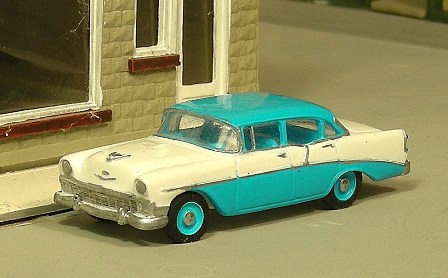 Sylvan Scale Models V-294 HO Scale - 1956 Chevy 210 Four Door Sedan - Unpainted and Resin Cast Kit