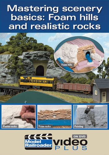 Kalmbach Publishing Co. 15301 - Mastering Scenery Basics DVD - Foam Hills & Realistic Rocks - 1hr 21min