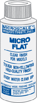Microscale MI-3 - Micro Coat Flat - 1 oz. bottle (Clear Flat finish)