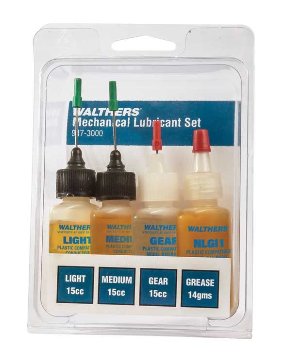 Walthers Tools & Screws 3000 - Walthers Lubricant Set (4pcs)