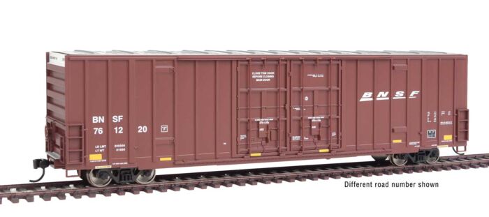 Walthers Mainline 3008 - HO 60ft Hi-Cube Plate F Boxcar - BNSF #761255