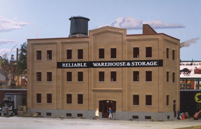 Walthers Cornerstone 3014 - HO Reliable Warehouse & Storage - Kit