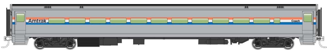 WalthersMainline 31000 HO Scale - RTR 85 ft Horizon Fleet Coach - Amtrak (Phase III)