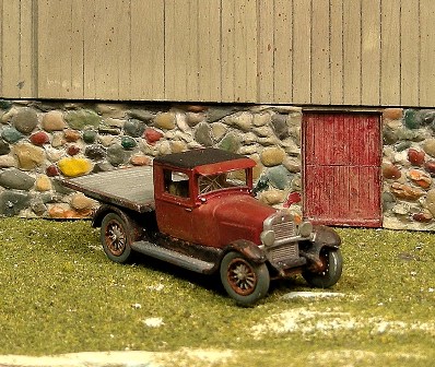 Sylvan Scale Models V-315 HO Scale - 1927 Hudson Flatbed Truck - Unpainted and Resin Cast Kit