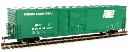 Walthers Mainline 3214 HO 60ft Pullman-Standard Auto Parts Boxcar (10ft and 6ft doors) -Penn Central #281449