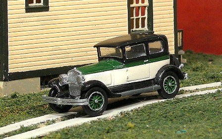 Sylvan Scale Models V-324 HO Scale - 1927 Jordan Victoria Sedan - Unpainted and Resin Cast Kit