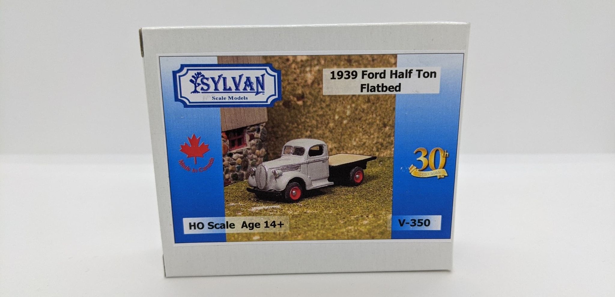 Sylvan Scale Models V-350 HO Scale - 39 Ford Half Ton Flatbed- Unpainted and Resin Cast Kit