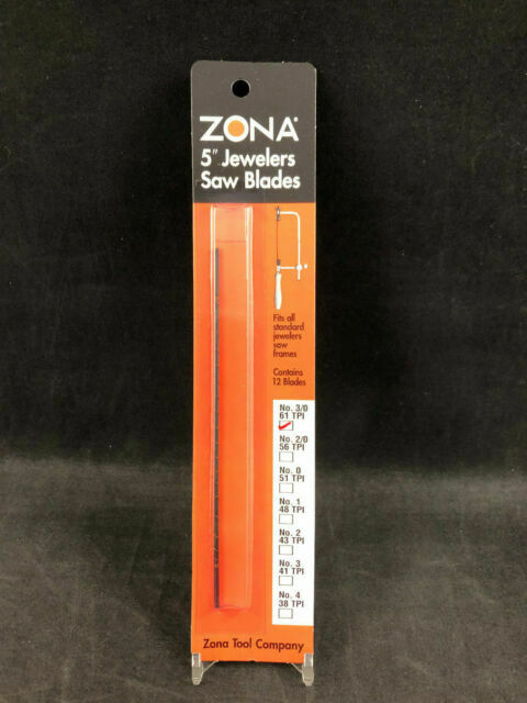 Zona Tools 36480 - Jewelers Saw Replacement Blade - 43 TPI (12 pkg)