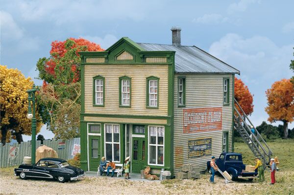 Walthers Cornerstone 3650 - HO River Road Mercantile - Kit