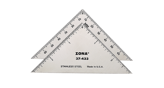 Zona Tools 37433 - 3 Inch Triangle