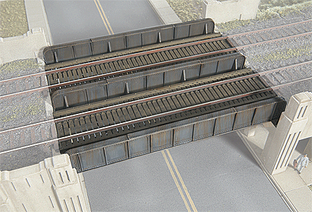 Walthers Cornerstone 3820 - N Scale Through Plate-Girder Bridge - Kit