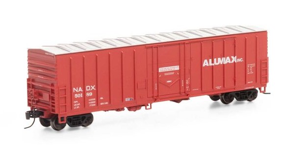 Athearn 3866 - N Scale 50Ft NACC Box - Alumax #50189