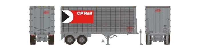 Rapido 403071 - HO 26Ft Can-Car Dry-Van Trailer - CP Rail #268347