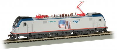 Bachmann 67404 HO - Siemens ACS-64 - DCC & Sound - Amtrak/Demonstrator (Flag)