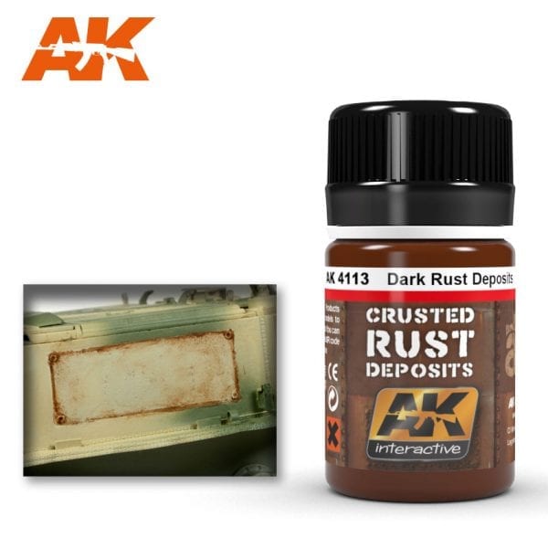 AK Interactive 4113 - Dark Rust Deposits 
